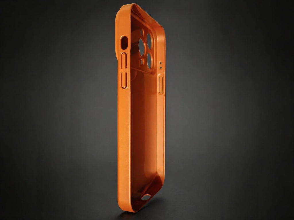 Luxury Orange Conversion Case for iPhone 16 – Transform to iPhone 17 Pro Max Look | Wireless Charging Support | Anti-Fingerprint Matte Finish | Full Body Protection Shockproof Cover