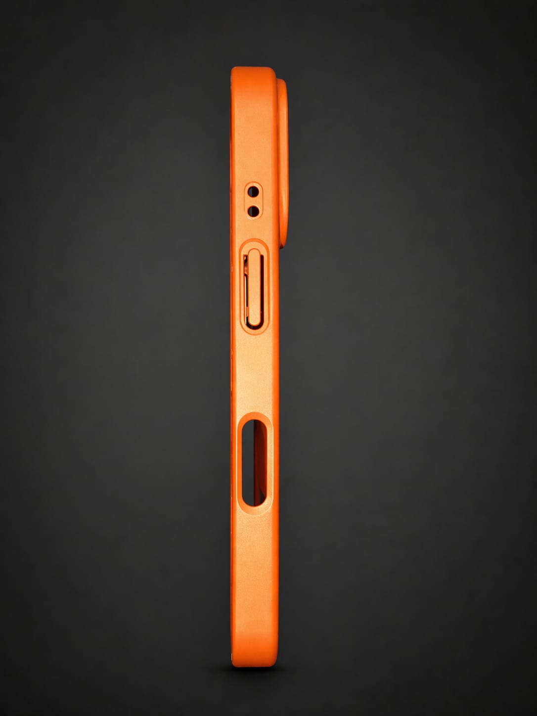 Luxury Orange Conversion Case for iPhone 16 – Transform to iPhone 17 Pro Max Look | Wireless Charging Support | Anti-Fingerprint Matte Finish | Full Body Protection Shockproof Cover