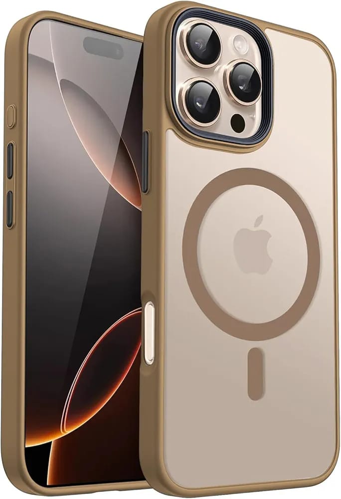 Premium Transparent Black Case for iPhone 16 Pro | Shockproof Slim Fit Back Cover | Anti-Yellowing Crystal Clear Protection | Wireless Charging Support | Fingerprint Resistant Protective Case