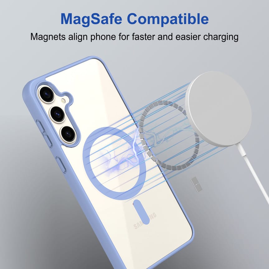Samsung Galaxy S23 FE Transparent Black Back Cover | Shockproof Slim Case | Anti-Yellow Crystal Clear Design | Camera Protection | Wireless Charging Compatible | Premium Protective Case